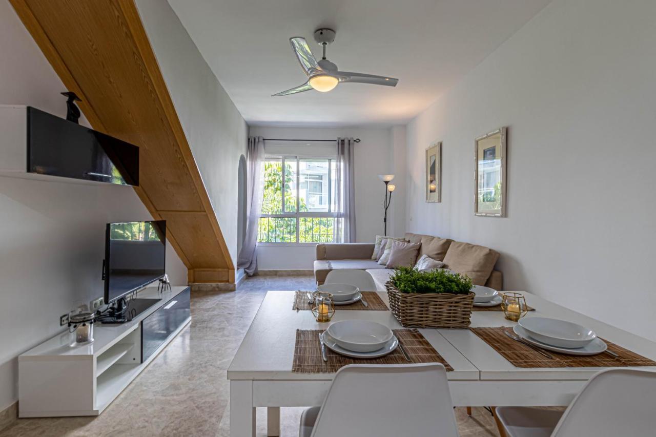 797 Holiday Rentals- Duplex Para 7 En La Carihuela A 1 Min De La Playa 托雷莫利诺斯 外观 照片