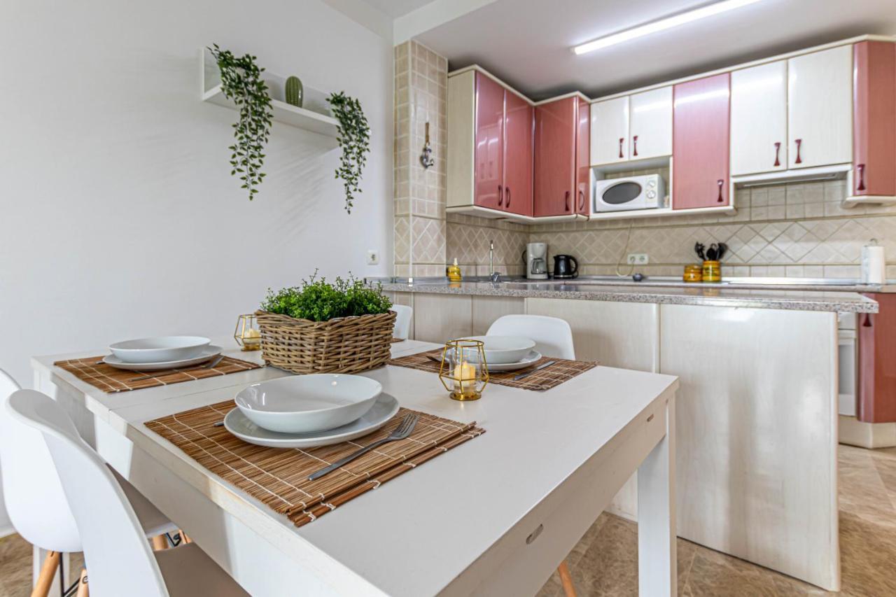 797 Holiday Rentals- Duplex Para 7 En La Carihuela A 1 Min De La Playa 托雷莫利诺斯 外观 照片
