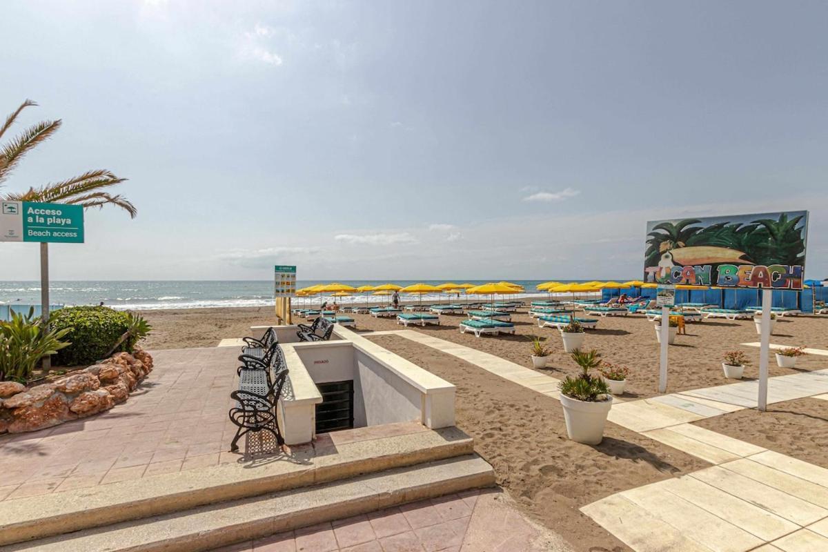 797 Holiday Rentals- Duplex Para 7 En La Carihuela A 1 Min De La Playa 托雷莫利诺斯 外观 照片